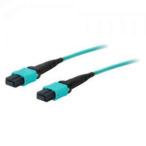 AddOn ADD-MPOMPO-25M5OM4S Fiber Optic Duplex Patch Network Cable