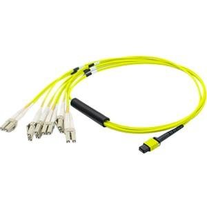 AddOn ADD-MPO-4LC20M9SMF Fiber Optic Duplex Patch Network Cable