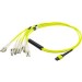 AddOn ADD-MPO-4LC3M9SMF Fiber Optic Duplex Patch Network Cable
