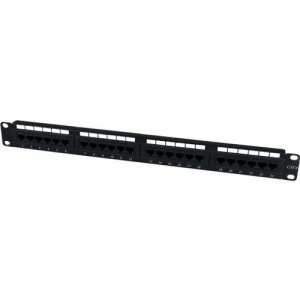 StarTech.com C6PANEL24 24 Port 1U Rackmount Cat 6 110 Patch Panel