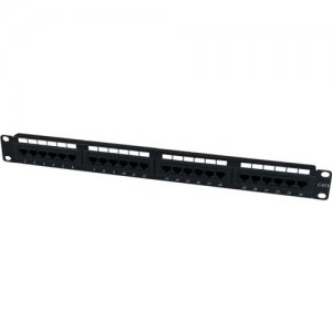 StarTech.com C6PANEL24 24 Port 1U Rackmount Cat 6 110 Patch Panel