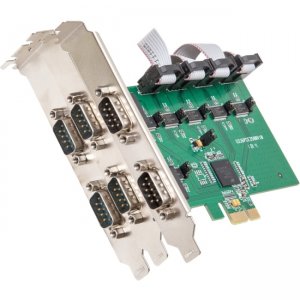 SYBA Multimedia SI-PEX15040 6-Port RS-232 Serial PCI-Express, Revision 2.0; with Exar Chipset