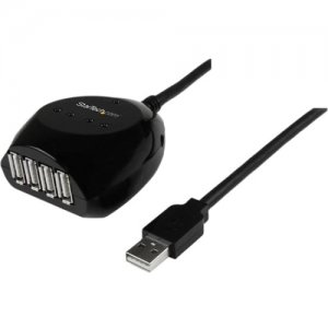 StarTech.com USB2EXT4P15M 15m USB 2.0 Active Cable with 4 Port Hub