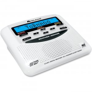 Midland WR120B Desktop Weather Alert Radio WR120