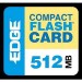 EDGE PE179502 512MB Digital Media CompactFlash Card