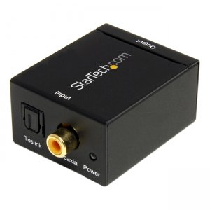 StarTech.com SPDIF2AA SPDIF Digital Coaxial or Toslink to Stereo RCA Audio Converter