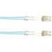 Black Box FO10G-010M-LCLC 10-GbE 50-Micron Multimode Value Line Patch Cable, LC-LC, 10-m (32.8