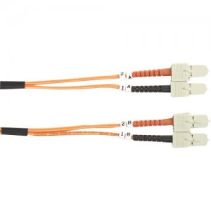 Black Box FO625-005M-SCSC 62.5-Micron Multimode Value Line Patch Cable, SC-SC, 5-m (16.4-ft