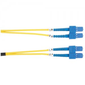 Black Box FOSM-002M-SCSC Single-Mode Value Line Patch Cable, SC-SC, 2-m (6.5-ft.)