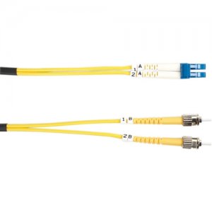 Black Box FOSM-002M-STLC Single-Mode Value Line Patch Cable, ST-LC, 2-m (6.5-ft.)