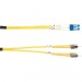Black Box FOSM-003M-STLC Single-Mode Value Line Patch Cable, ST-LC, 3-m (9.8-ft.)
