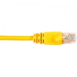 Black Box CAT6PC-007-YL-5PAK CAT6 Value Line Patch Cable, Stranded, Yellow, 7-ft. (2.1-m), 5-Pack