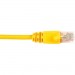 Black Box CAT6PC-007-YL-5PAK CAT6 Value Line Patch Cable, Stranded, Yellow, 7-ft. (2.1-m), 5-Pack