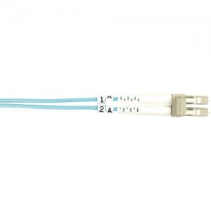 Black Box FO10G-003M-LCLC 10-GbE 50-Micron Multimode Value Line Patch Cable, LC-LC, 3-m (9.8