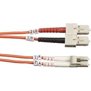 Black Box FO50-001M-SCLC 50-Micron Multimode Fiber Optic Value Patch Cable, Duplex, Zipcord (Continued)