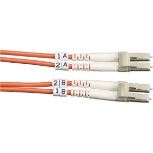 Black Box FO50-002M-LCLC 50-Micron Multimode Fiber Optic Value Patch Cable, Duplex, Zipcord (Continued)