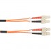 Black Box FO625-003M-SCSC 62.5-Micron Multimode Value Line Patch Cable, SC-SC, 3-m (9.8-ft