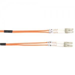 Black Box FO625-010M-LCLC 62.5-Micron Multimode Value Line Patch Cable, LC-LC, 10-m (32.8-ft