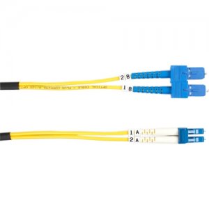 Black Box FOSM-001M-SCLC Single-Mode Value Line Patch Cable, SC-LC, 1-m (3.2-ft.)
