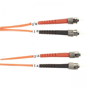 Black Box FOSM-005M-STST Single-Mode Value Line Patch Cable, ST-ST, 5-m (16.4-ft.)