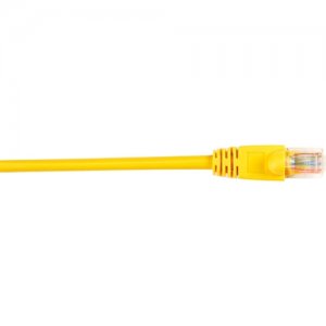 Black Box CAT5EPC-015-YL-25PAK CAT5e Value Line Patch Cable, Stranded, Yellow, 15-ft. (4.5-m), 25-Pack