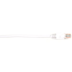 Black Box CAT6PC-002-WH-25PAK CAT6 Value Line Patch Cable, Stranded, White, 2-ft. (0.6-m), 25-Pack