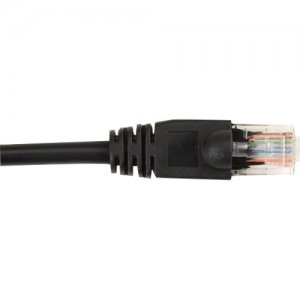 Black Box CAT6PC-005-BK-25PAK CAT6 Value Line Patch Cable, Stranded, Black, 5-ft. (1.5-m), 25-Pack
