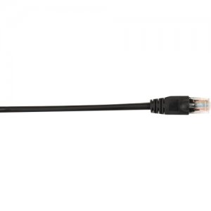 Black Box CAT6PC-001-BK CAT6 Value Line Patch Cable, Stranded, Black, 1-ft. (0.3-m)