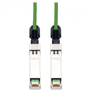 Tripp Lite N280-01M-GN 1M (3 FT.) Green SFP+ 10Gbase-CU Twinax CopperCable