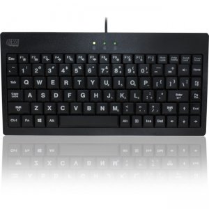 Adesso AKB-110EB SlimTouch 110 - 3-Color Illuminated Mini Keyboard
