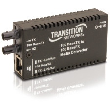 Transition Networks M/E-TX-FX-01-(SM)-NA Mini Fast Ethernet Media Converter