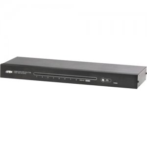 VanCryst VS1808T 8-Port HD Video/Audio Cat5e/6 Splitter with RS-232