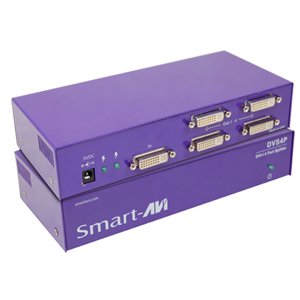 SmartAVI DVS4PS 1x4 DVI Video Splitter DVS4P