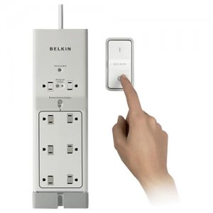 Belkin F7C01008Q Conserve Switch 8-Outlets Surge Suppressor