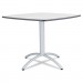 Iceberg ICE65617 CafAWorks Table, 36w x 36d x 30h, Gray/Silver