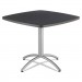 Iceberg 65618 CafeWorks Table, 36w x 36d x 30h, Graphite Granite/Silver ICE65618