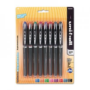 Uni-Ball 58092PP VISION ELITE Stick Roller Ball Pen, Assorted Ink, Micro, 8/Pack SAN58092PP