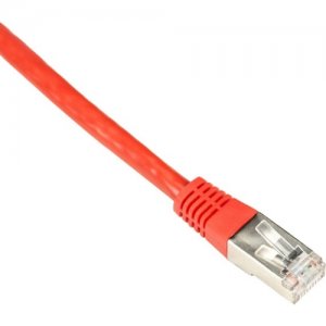 Black Box EVNSL0272RD-0025 CAT6 250-MHz Shielded, Stranded Cable SSTP (PIMF), PVC, Red, 25-ft. (7.6-m)