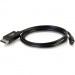 C2G 54300 3ft Mini DisplayPort to DisplayPort Adapter Cable M/M - Black