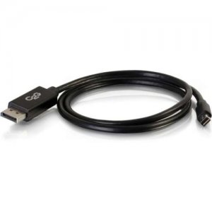 C2G 54301 6ft Mini DisplayPort to DisplayPort Adapter Cable M/M - Black