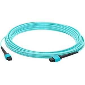 AddOn ADD-MPOMPO-15M5OM4 Fiber Optic Duplex Patch Network Cable
