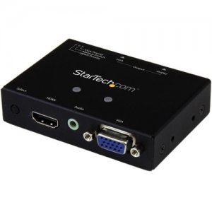 StarTech.com VS221HD2VGA 2x1 VGA + HDMI to VGA Converter Switch w/ Priority Switching -1080p