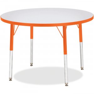 Berries 6488JCA114 Adult Height Color Edge Round Table