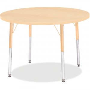 Berries 6488JCA251 Adult Height Maple Top/Edge Round Table