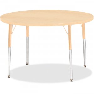 Berries 6468JCA251 Adult Height Maple Top/Edge Round Table