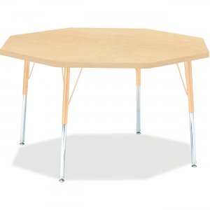 Berries 6428JCA251 Adult Height Maple Top/Edge Octagon Table