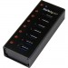 StarTech.com ST7300U3M 7 Port USB 3.0 Hub - Desktop or Wall-mountable Metal Enclosure