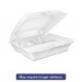 Dart 90HT3R Large Foam Carryout, Food Container, 3-Compartment, White, 9-2/5x9x3 DCC90HT3R