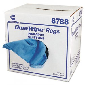 Chix CHI8788 DuraWipe General Purpose Towels, 12 x 12, Blue, 250/Carton