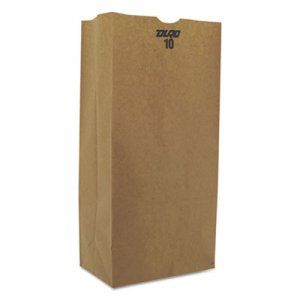 Genpak BAGGX10500 Grocery Paper Bags, 6.31" x 13.38", Kraft, 500 Bags